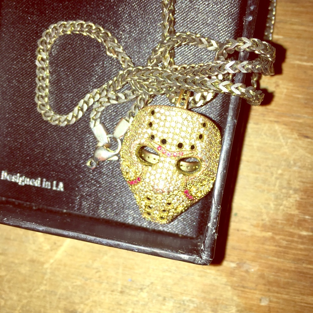 Kingice fri13th hockeymask pendent &chain